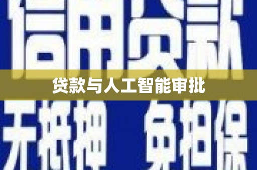 望奎贷款与人工智能审批