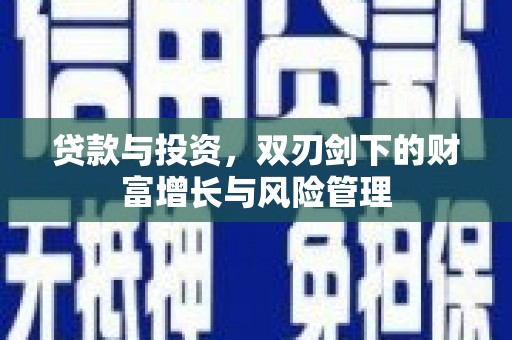 望奎贷款与投资，双刃剑下的财富增长与风险管理