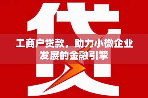 望奎工商户贷款，助力小微企业发展的金融引擎