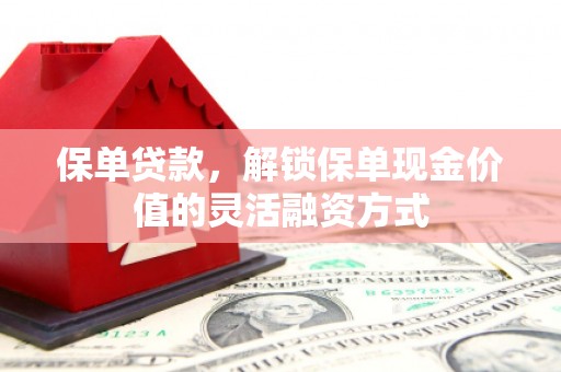 望奎保单贷款，解锁保单现金价值的灵活融资方式