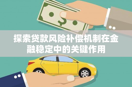 望奎探索贷款风险补偿机制在金融稳定中的关键作用