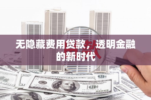 望奎无隐藏费用贷款，透明金融的新时代