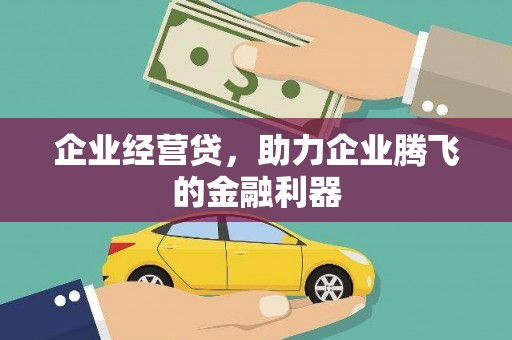 望奎企业经营贷，助力企业腾飞的金融利器