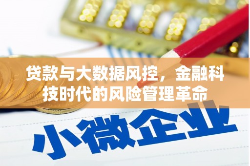 望奎贷款与大数据风控，金融科技时代的风险管理革命