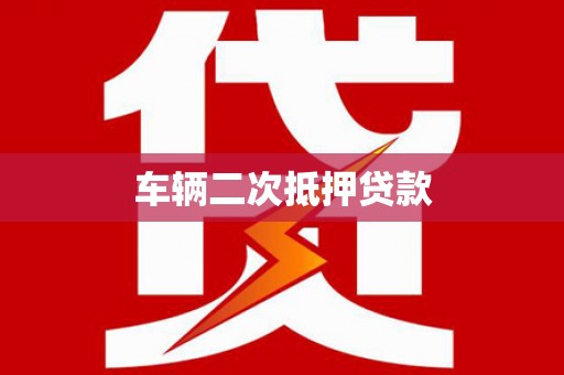 望奎车辆二次抵押贷款
