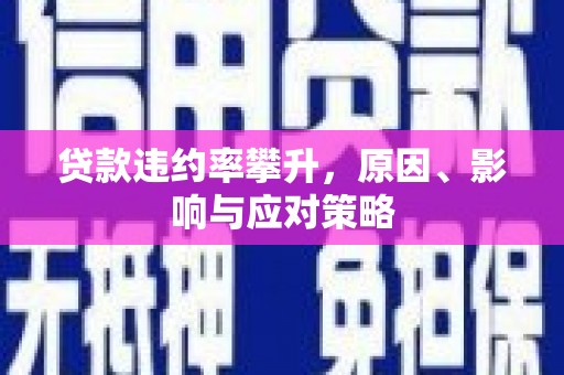 望奎贷款违约率攀升，原因、影响与应对策略
