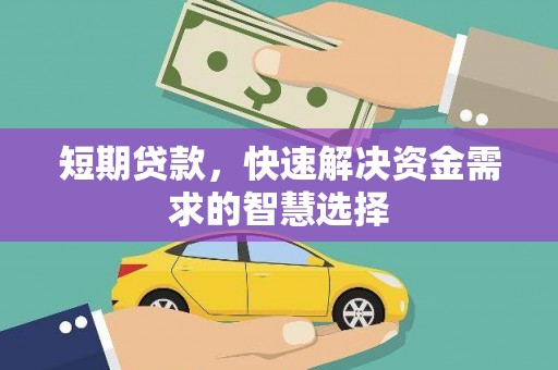 望奎短期贷款，快速解决资金需求的智慧选择