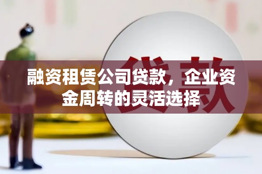 望奎融资租赁公司贷款，企业资金周转的灵活选择