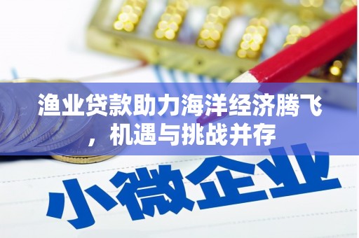 望奎渔业贷款助力海洋经济腾飞，机遇与挑战并存