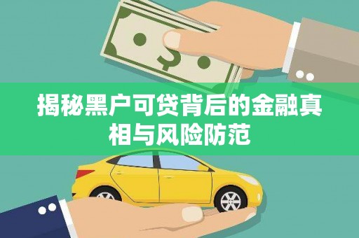 望奎揭秘黑户可贷背后的金融真相与风险防范