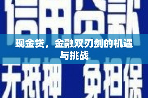 望奎现金贷，金融双刃剑的机遇与挑战