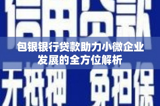 望奎包银银行贷款助力小微企业发展的全方位解析