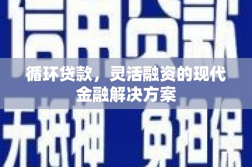 望奎循环贷款，灵活融资的现代金融解决方案