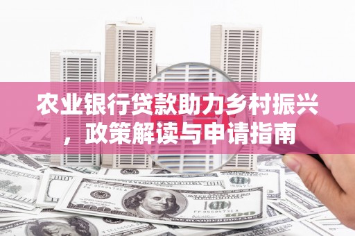 望奎农业银行贷款助力乡村振兴，政策解读与申请指南