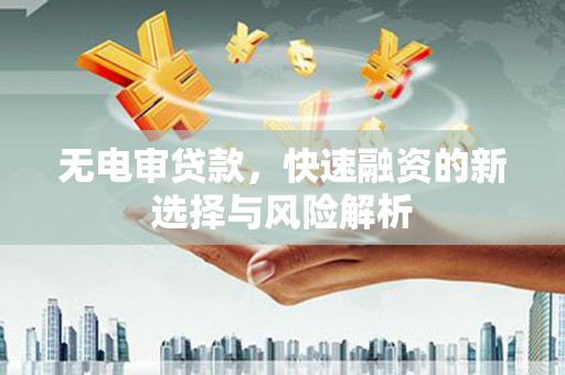 望奎无电审贷款，快速融资的新选择与风险解析