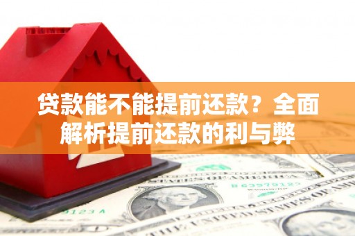 望奎贷款能不能提前还款？全面解析提前还款的利与弊