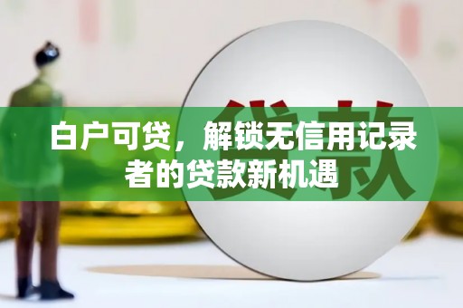 望奎白户可贷，解锁无信用记录者的贷款新机遇