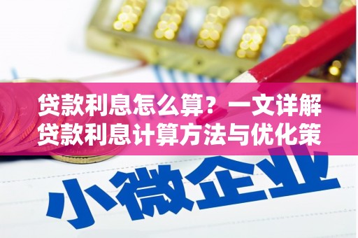 望奎贷款利息怎么算？一文详解贷款利息计算方法与优化策略