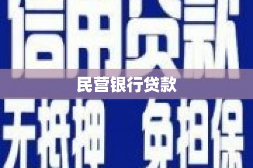 望奎民营银行贷款