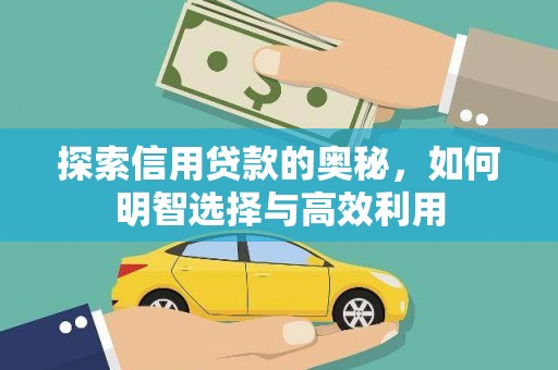 望奎探索信用贷款的奥秘，如何明智选择与高效利用