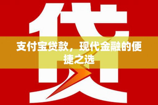 望奎支付宝贷款，现代金融的便捷之选