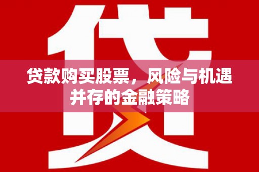 望奎贷款购买股票，风险与机遇并存的金融策略