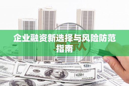 望奎企业融资新选择与风险防范指南