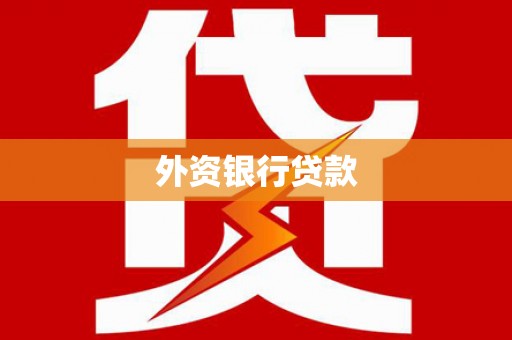 望奎外资银行贷款