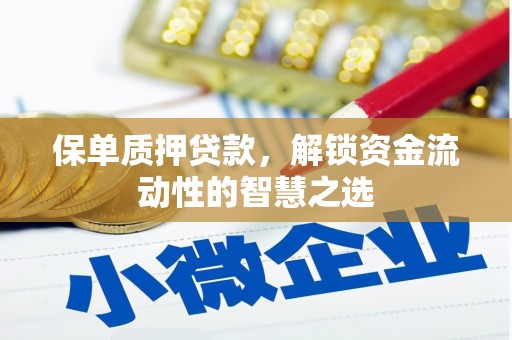 望奎保单质押贷款，解锁资金流动性的智慧之选