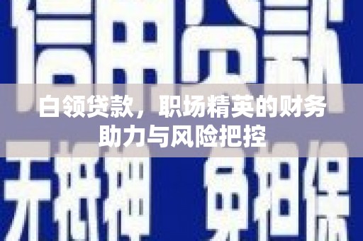 望奎白领贷款，职场精英的财务助力与风险把控